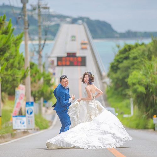 古宇利橋,殘波岬燈塔,美國村,埔添外人住宅區