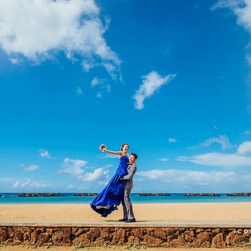 夏威夷婚紗,威基基海灘,Magic Island,中國城,海外婚紗